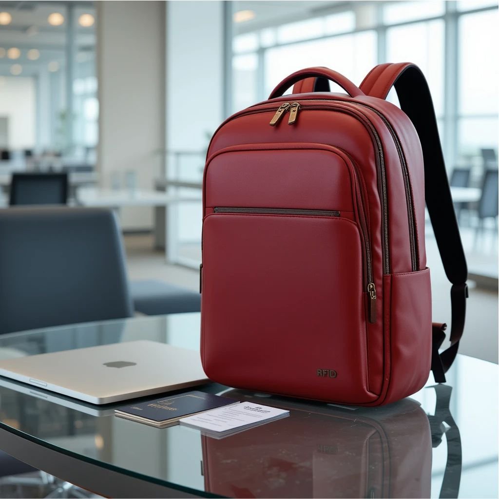 Corporate Travel Backpack – Minimalist Branding