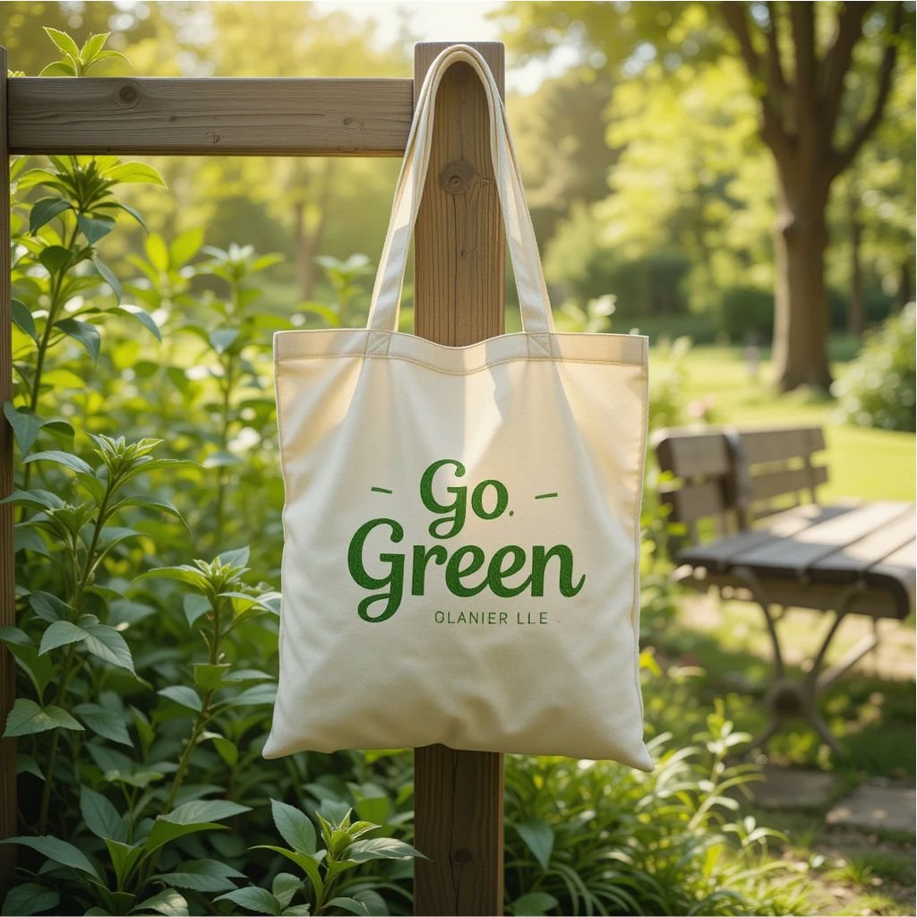 Eco-Friendly Canvas Bag – Outdoor Scene