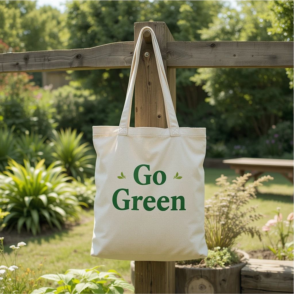 Eco-Friendly Canvas Bag – Outdoor Scene