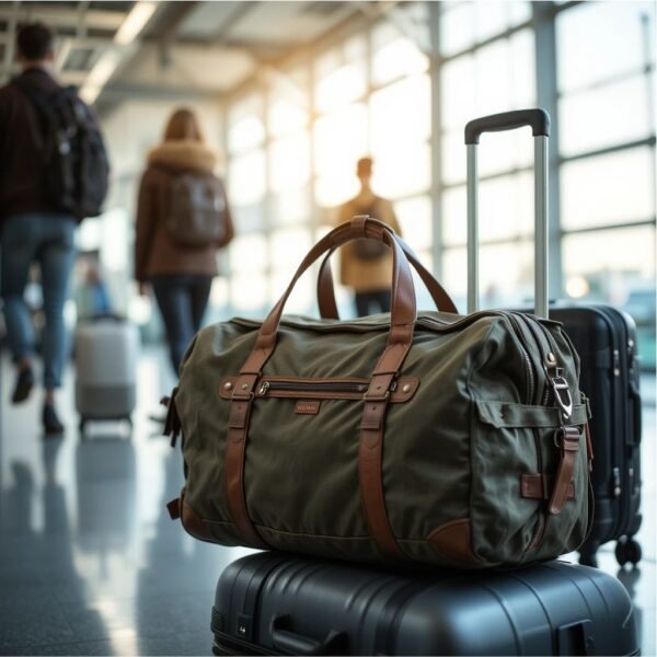 Army Green Travel Duffel – Rugged Style for the Journey Ahead
