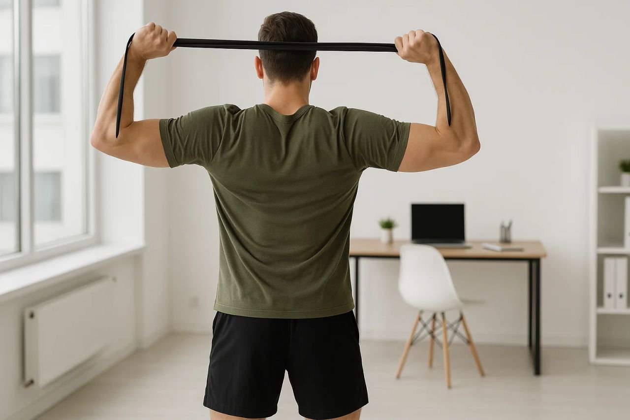 7. Overhead Shoulder Stretch