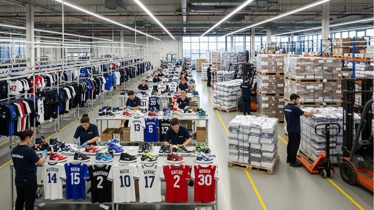 Sportswear production demonstrating scalable and flexible manufacturing for brands.