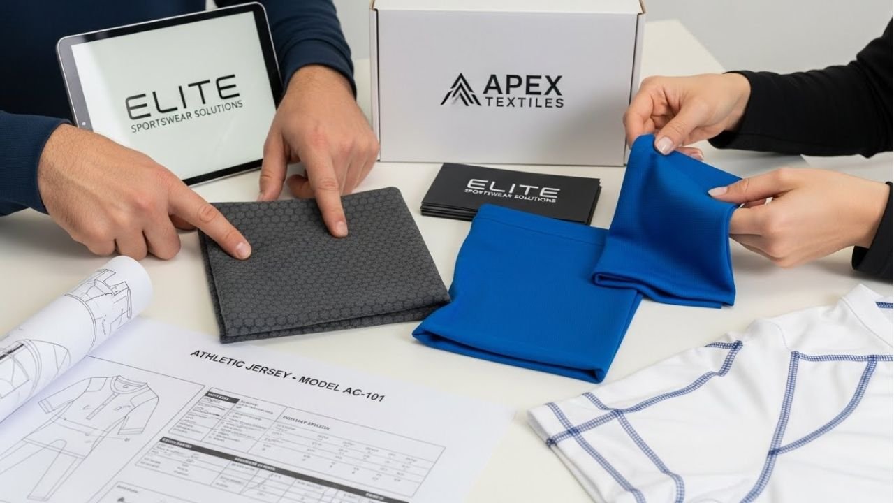 “High-quality fabrics, branding options, and quality control in private label sportswear manufacturing.”